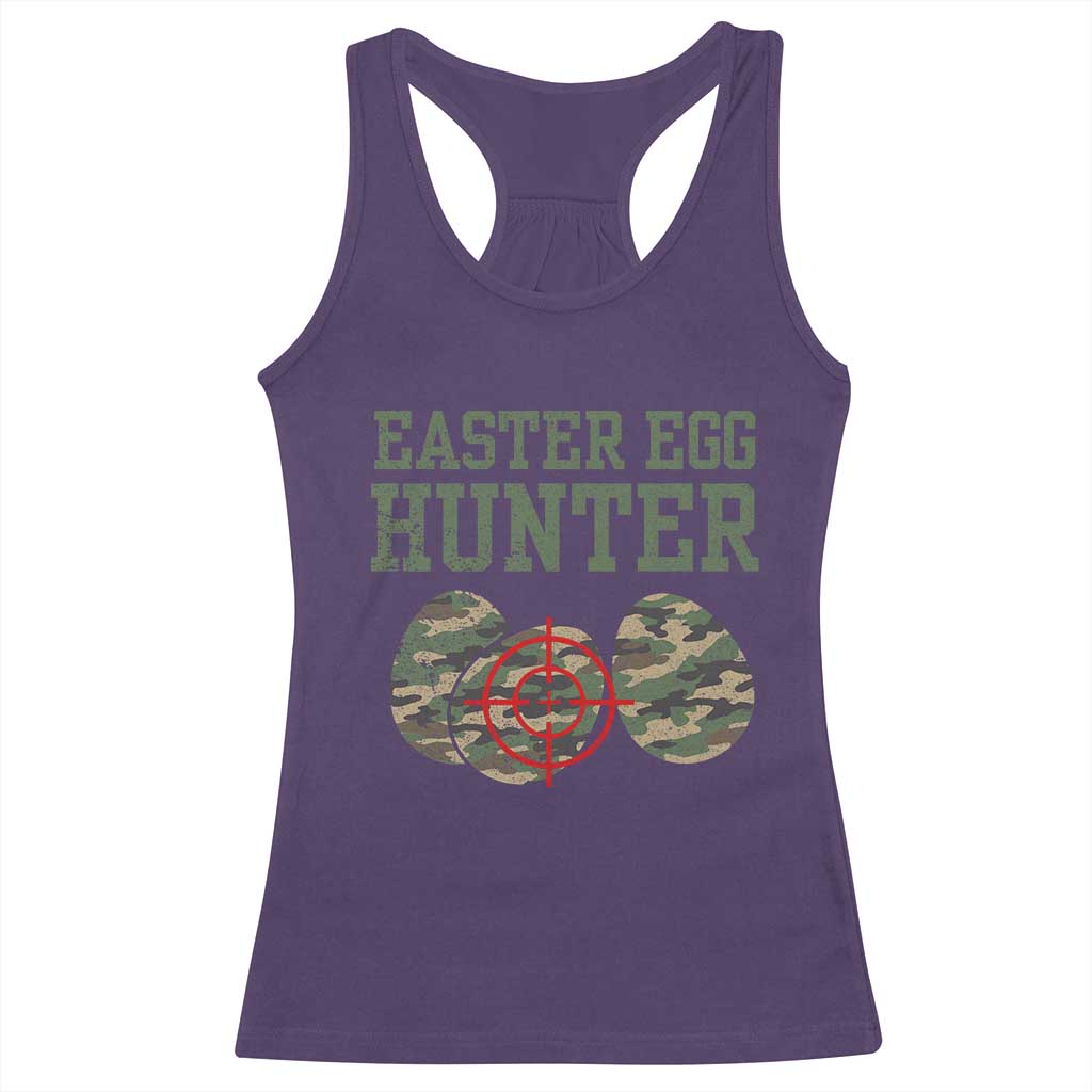 Easter Egg Hunter Racerback Tank Top Camo Funny Hunting TS10 Purple Print Your Wear