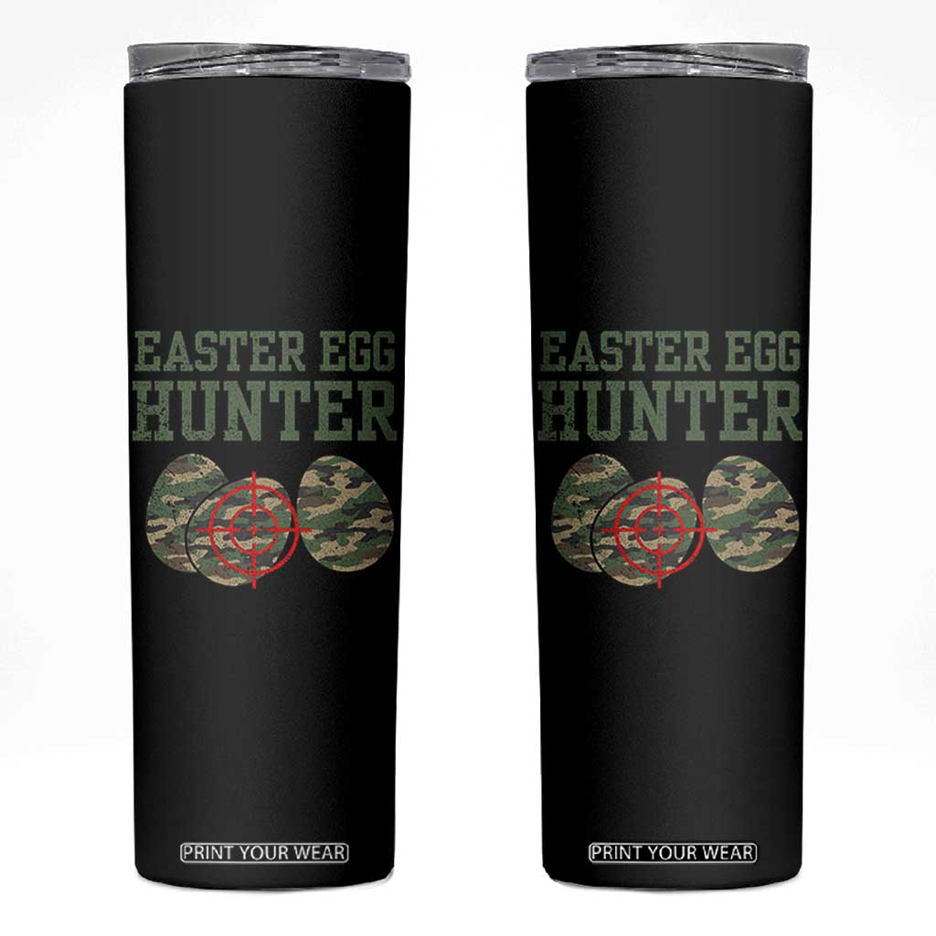 Easter Egg Hunter Skinny Tumbler Camo Funny Hunting TS10 Black Print Your Wear