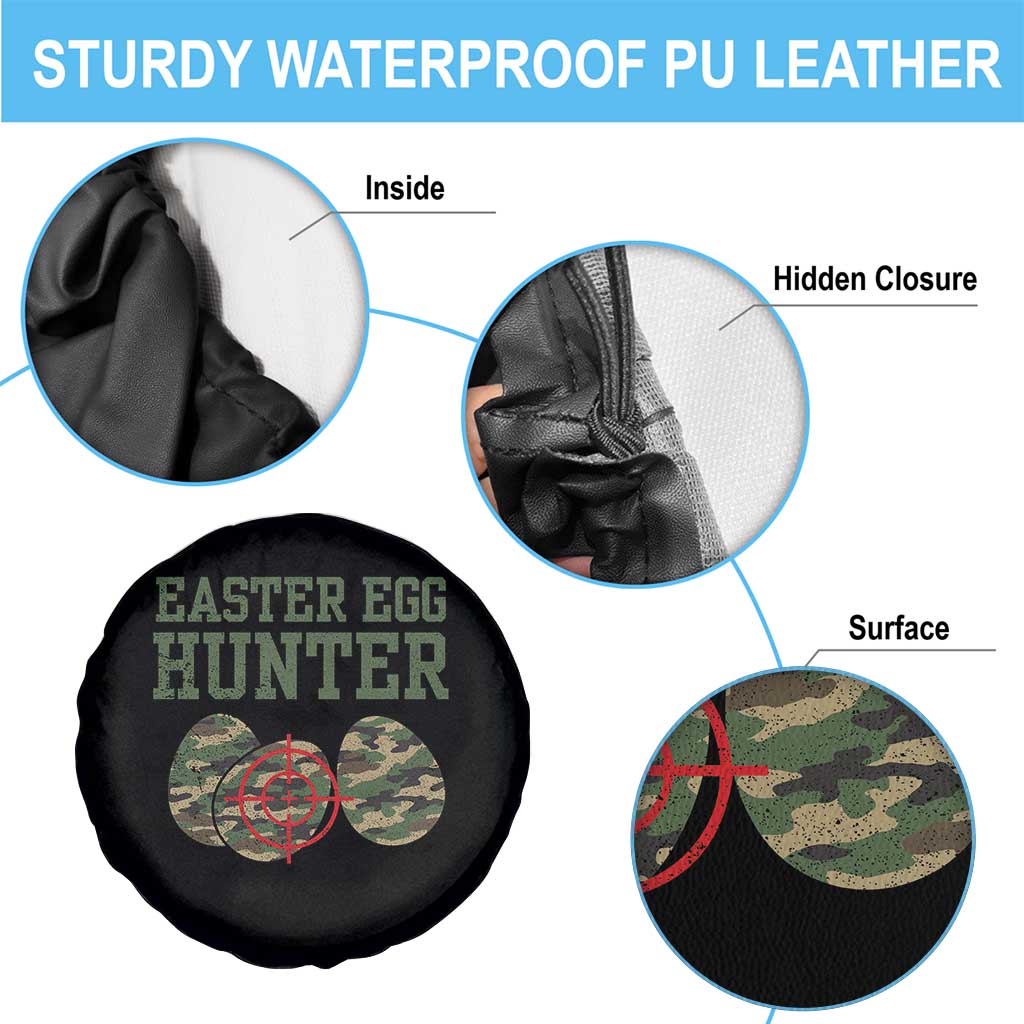 Easter Egg Hunter Spare Tire Cover Camo Funny Hunting TS10 Print Your Wear