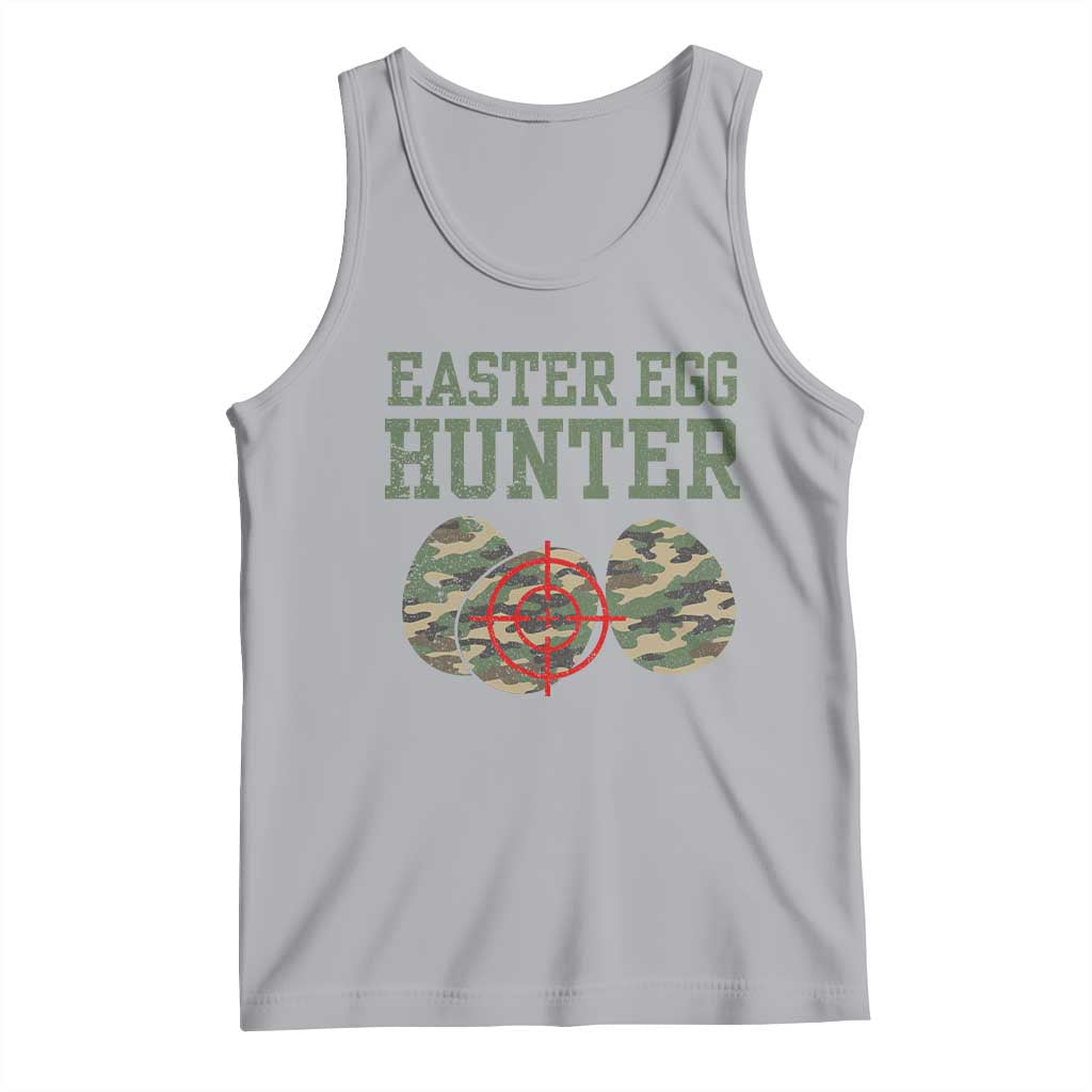 Easter Egg Hunter Tank Top Camo Funny Hunting TS10 Athletic Heather Print Your Wear