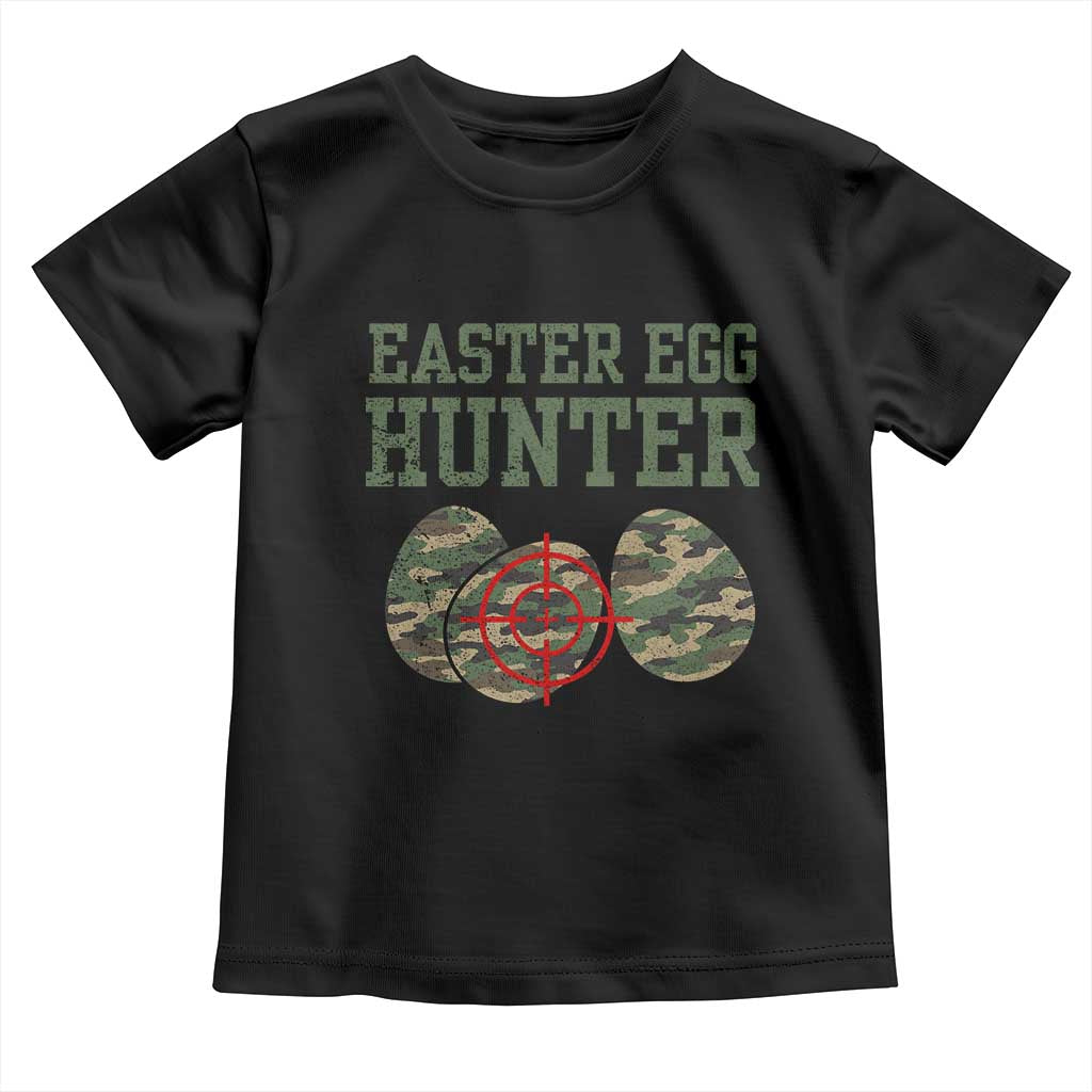 Easter Egg Hunter Toddler T Shirt Camo Funny Hunting TS10 Black Print Your Wear
