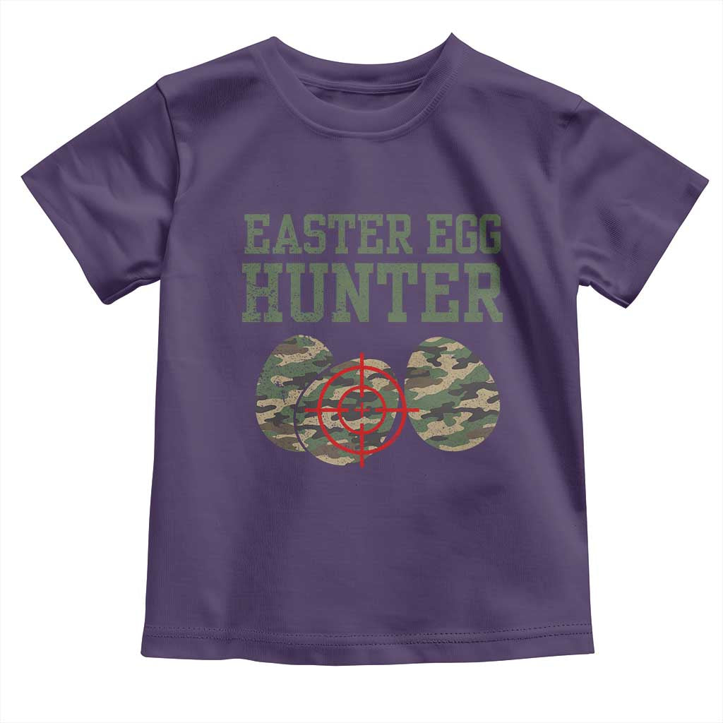 Easter Egg Hunter Toddler T Shirt Camo Funny Hunting TS10 Purple Print Your Wear