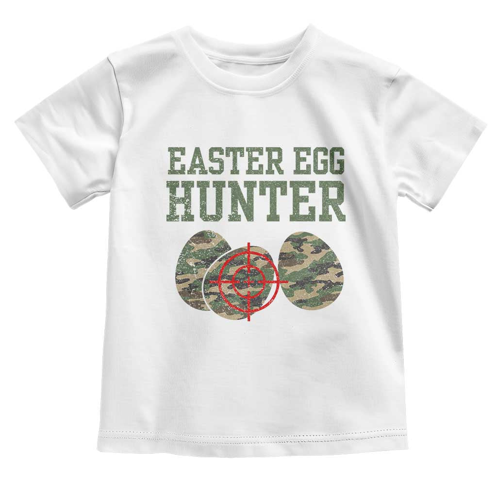 Easter Egg Hunter Toddler T Shirt Camo Funny Hunting TS10 White Print Your Wear