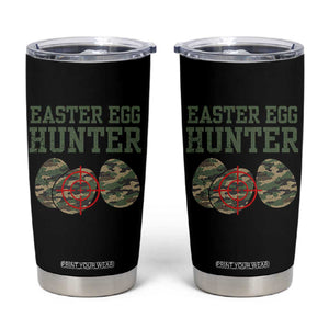 Easter Egg Hunter Tumbler Cup Camo Funny Hunting TS10 Black Print Your Wear