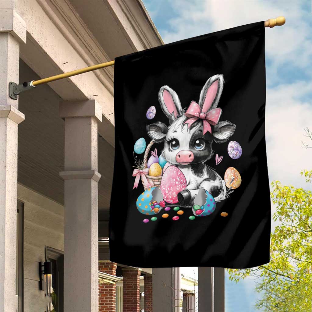 Easter Day Cow Garden Flag Cute Cow Bunny Heifer TS10 Print Your Wear
