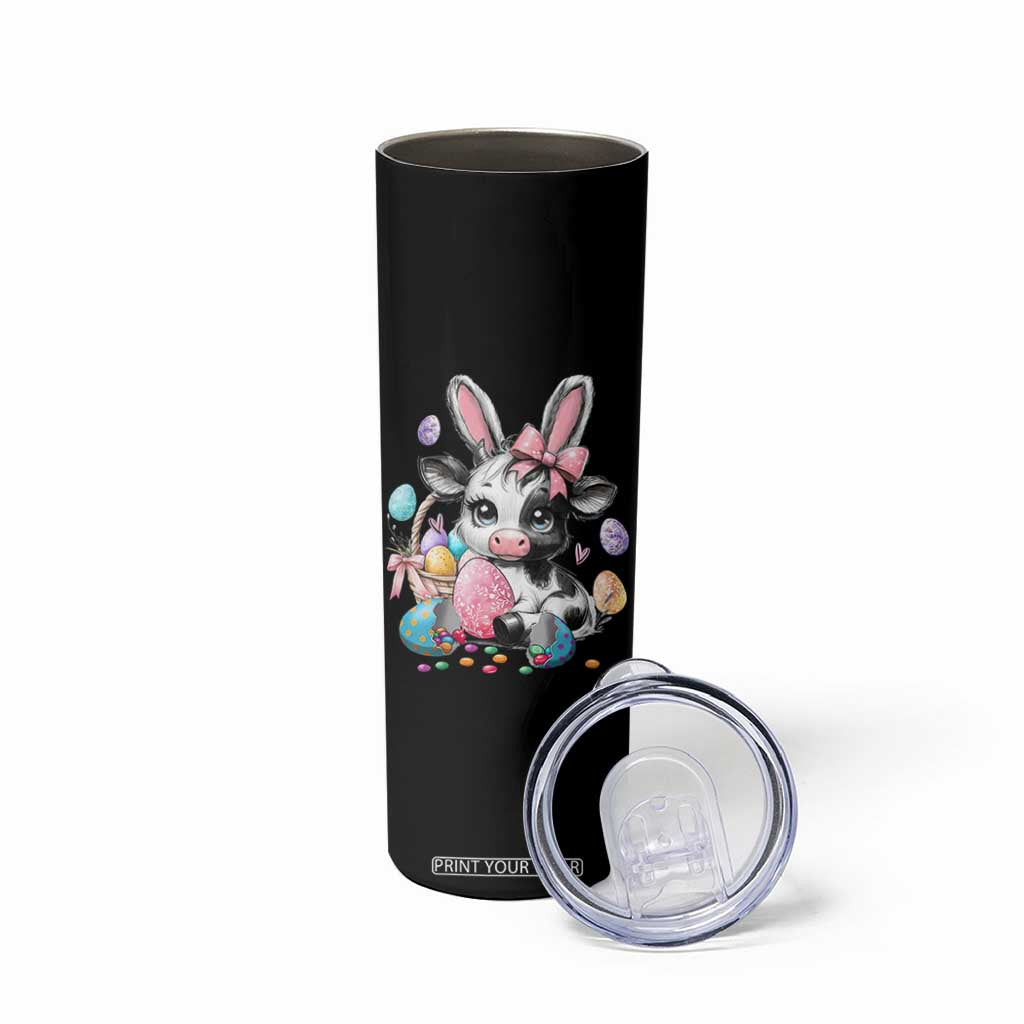 Easter Day Cow Skinny Tumbler Cute Cow Bunny Heifer TS10 Print Your Wear