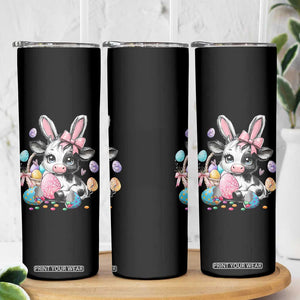 Easter Day Cow Skinny Tumbler Cute Cow Bunny Heifer TS10 Print Your Wear