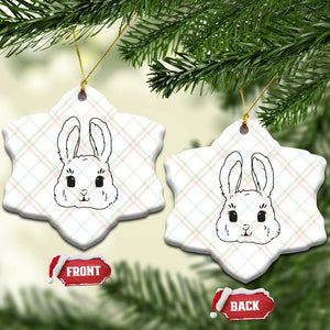 Cute Bunny Ceramic Ornament Kawaii Rabbit Happy Easter Day TS10 Print Your Wear