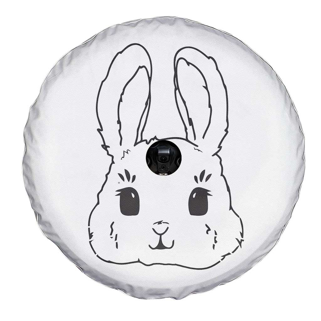 Cute Bunny Spare Tire Cover Kawaii Rabbit Happy Easter Day TS10 Print Your Wear