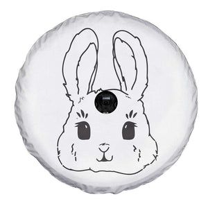 Cute Bunny Spare Tire Cover Kawaii Rabbit Happy Easter Day TS10 Print Your Wear