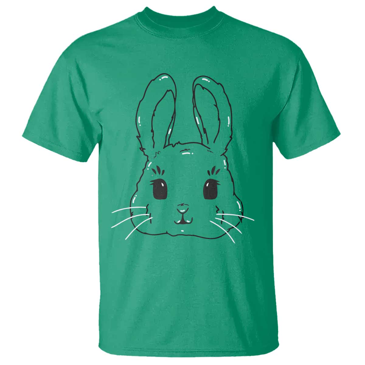 Cute Bunny T Shirt Kawaii Rabbit Happy Easter Day TS10 Irish Green Print Your Wear