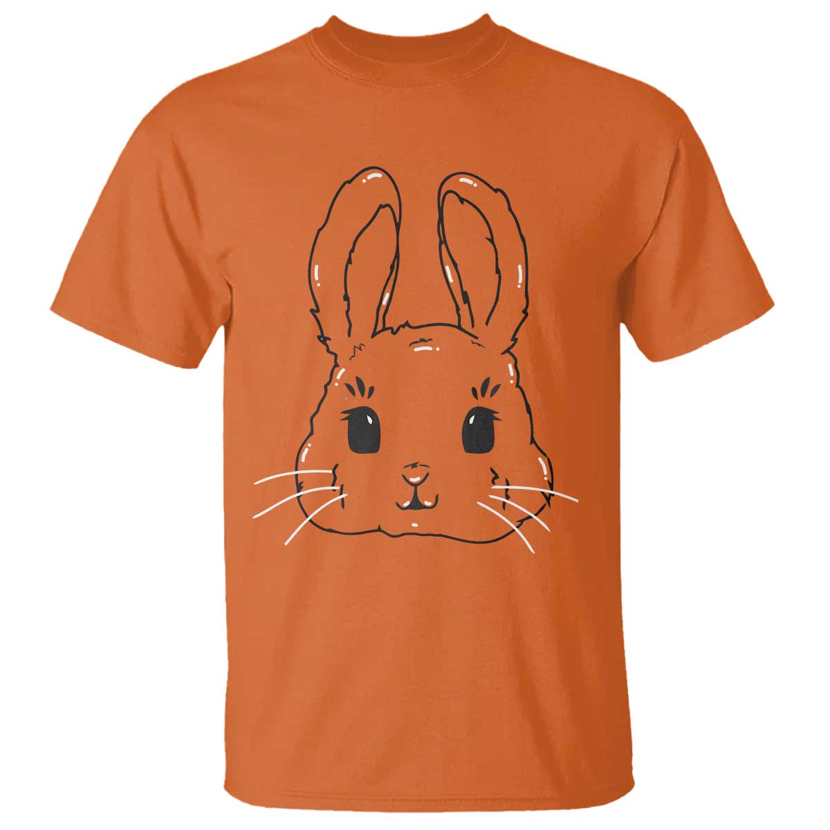 Cute Bunny T Shirt Kawaii Rabbit Happy Easter Day TS10 Orange Print Your Wear