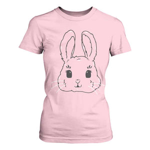 Cute Bunny T Shirt For Women Kawaii Rabbit Happy Easter Day TS10 Light Pink Print Your Wear