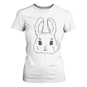 Cute Bunny T Shirt For Women Kawaii Rabbit Happy Easter Day TS10 White Print Your Wear