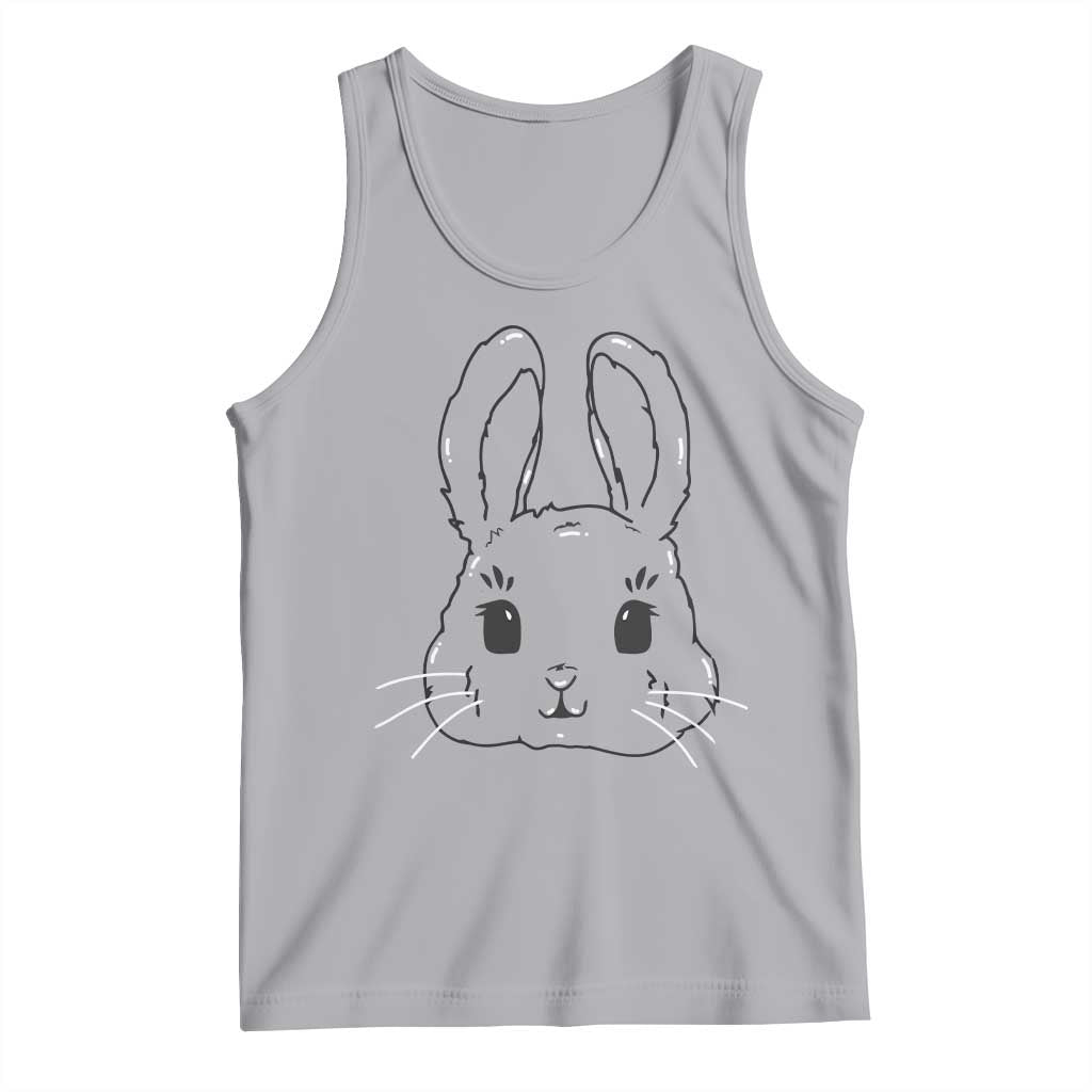 Cute Bunny Tank Top Kawaii Rabbit Happy Easter Day TS10 Athletic Heather Print Your Wear