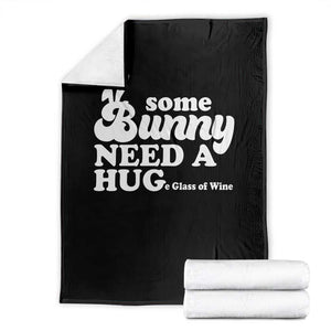 Easter Throw Blanket Funny Adult Humor Inappropriate Drinking Gift TS10 Black Print Your Wear