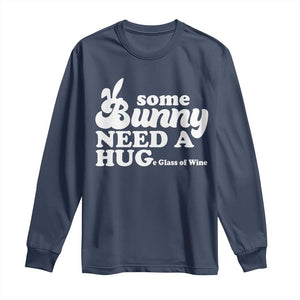 Easter Long Sleeve Shirt Funny Adult Humor Inappropriate Drinking Gift TS10 Navy Print Your Wear