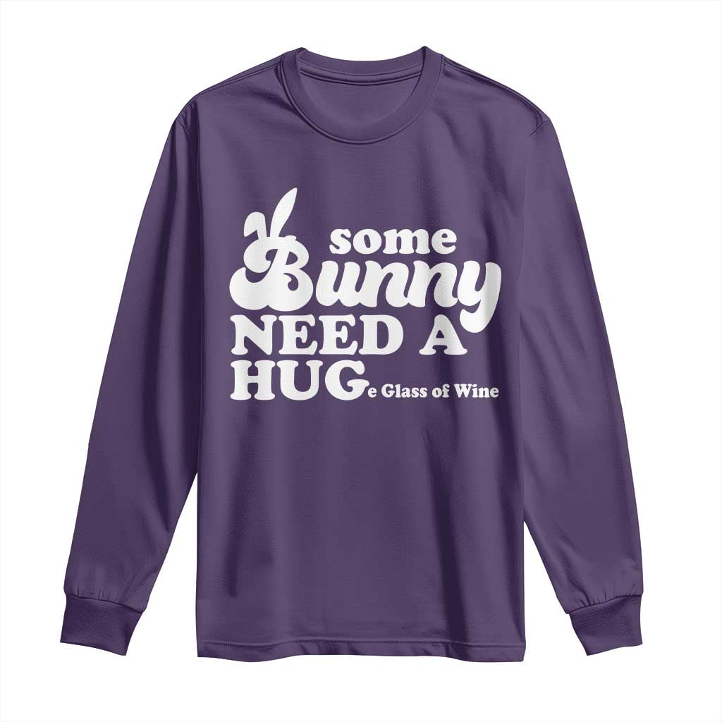 Easter Long Sleeve Shirt Funny Adult Humor Inappropriate Drinking Gift TS10 Purple Print Your Wear