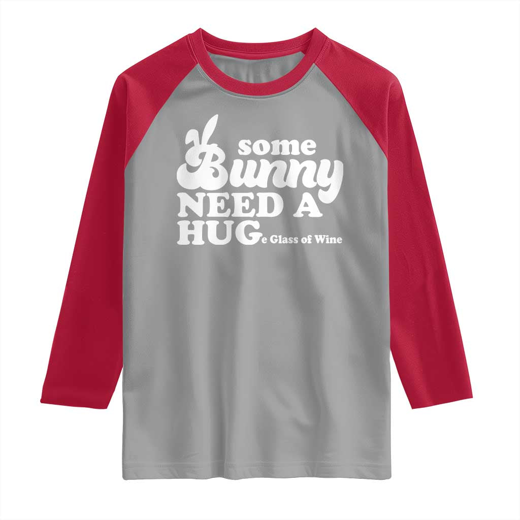 Easter Raglan Shirt Funny Adult Humor Inappropriate Drinking Gift TS10 Sport Gray Red Print Your Wear