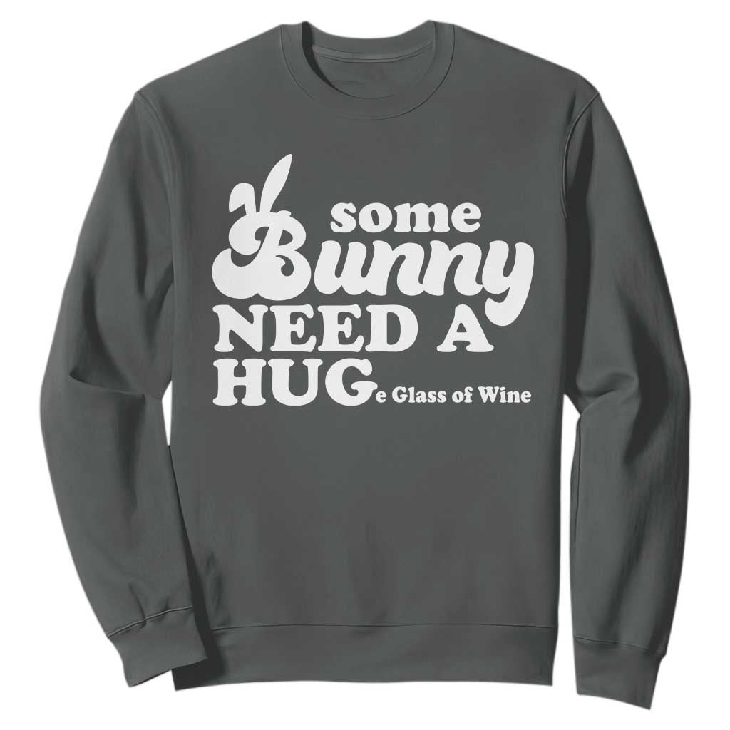 Easter Sweatshirt Funny Adult Humor Inappropriate Drinking Gift TS10 Dark Heather Print Your Wear
