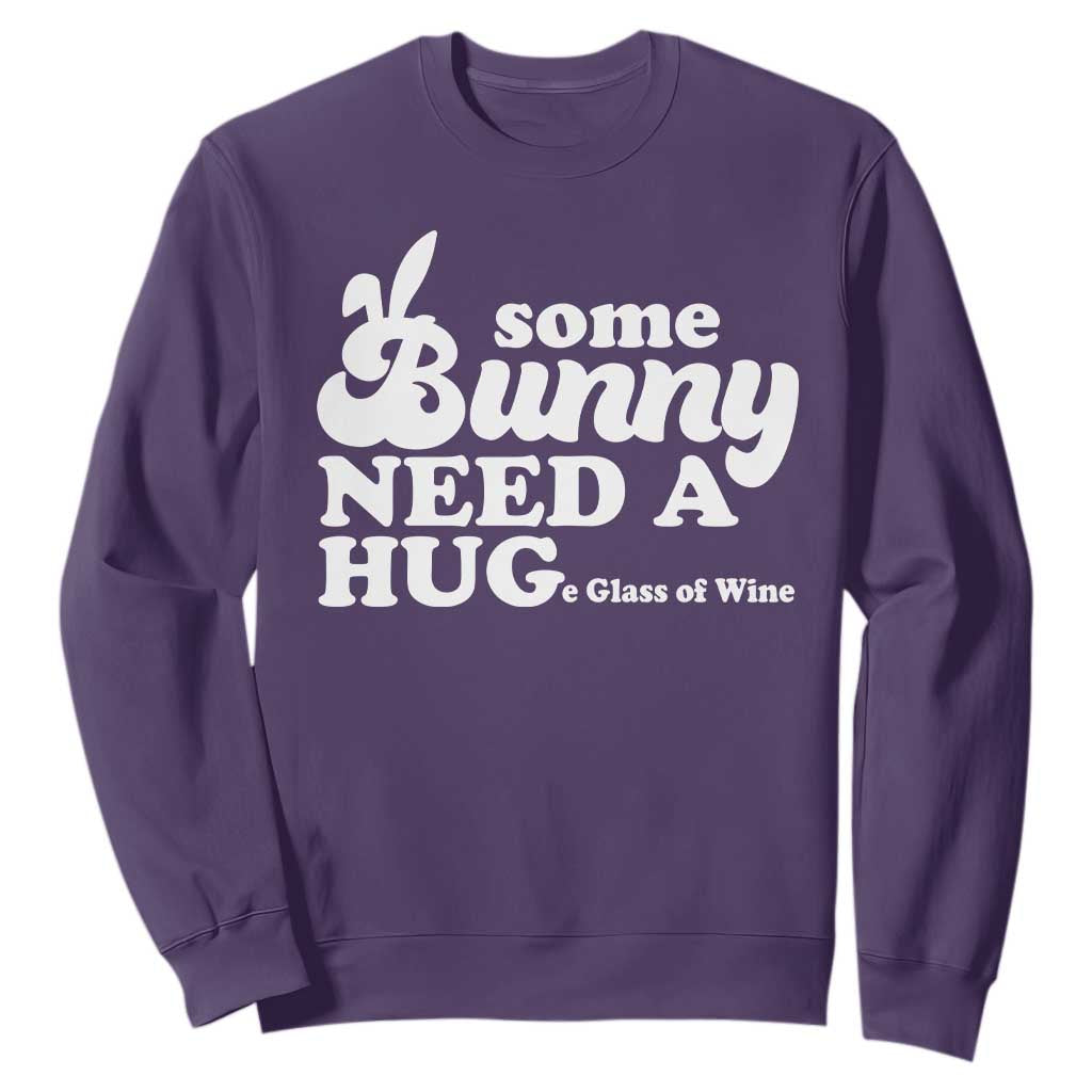 Easter Sweatshirt Funny Adult Humor Inappropriate Drinking Gift TS10 Purple Print Your Wear