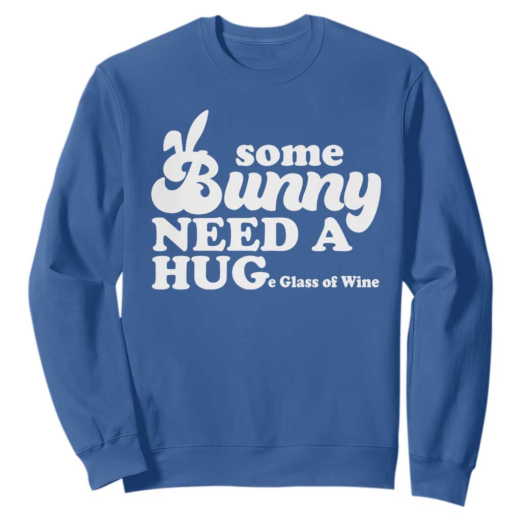 Easter Sweatshirt Funny Adult Humor Inappropriate Drinking Gift TS10 Royal Blue Print Your Wear