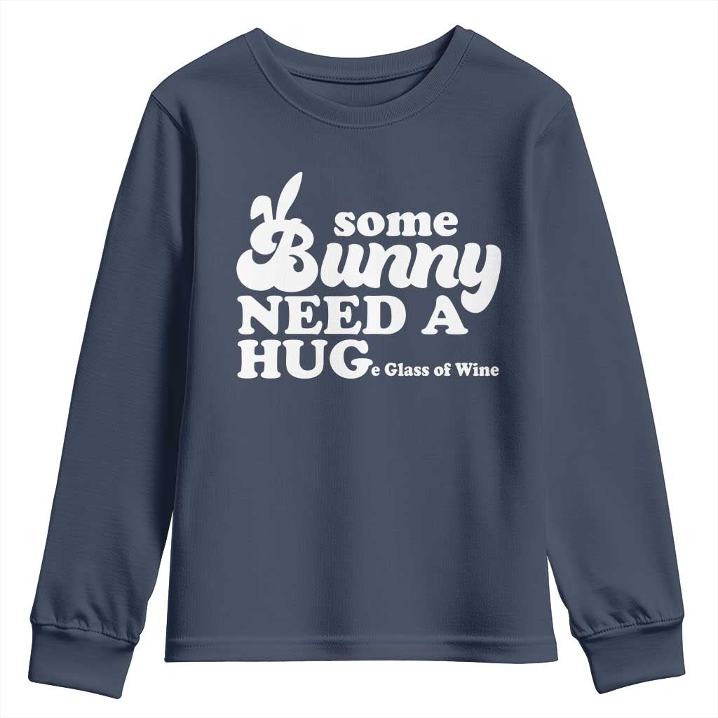 Easter Youth Sweatshirt Funny Adult Humor Inappropriate Drinking Gift TS10 Navy Print Your Wear