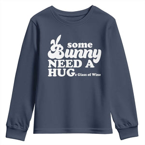 Easter Youth Sweatshirt Funny Adult Humor Inappropriate Drinking Gift TS10 Navy Print Your Wear