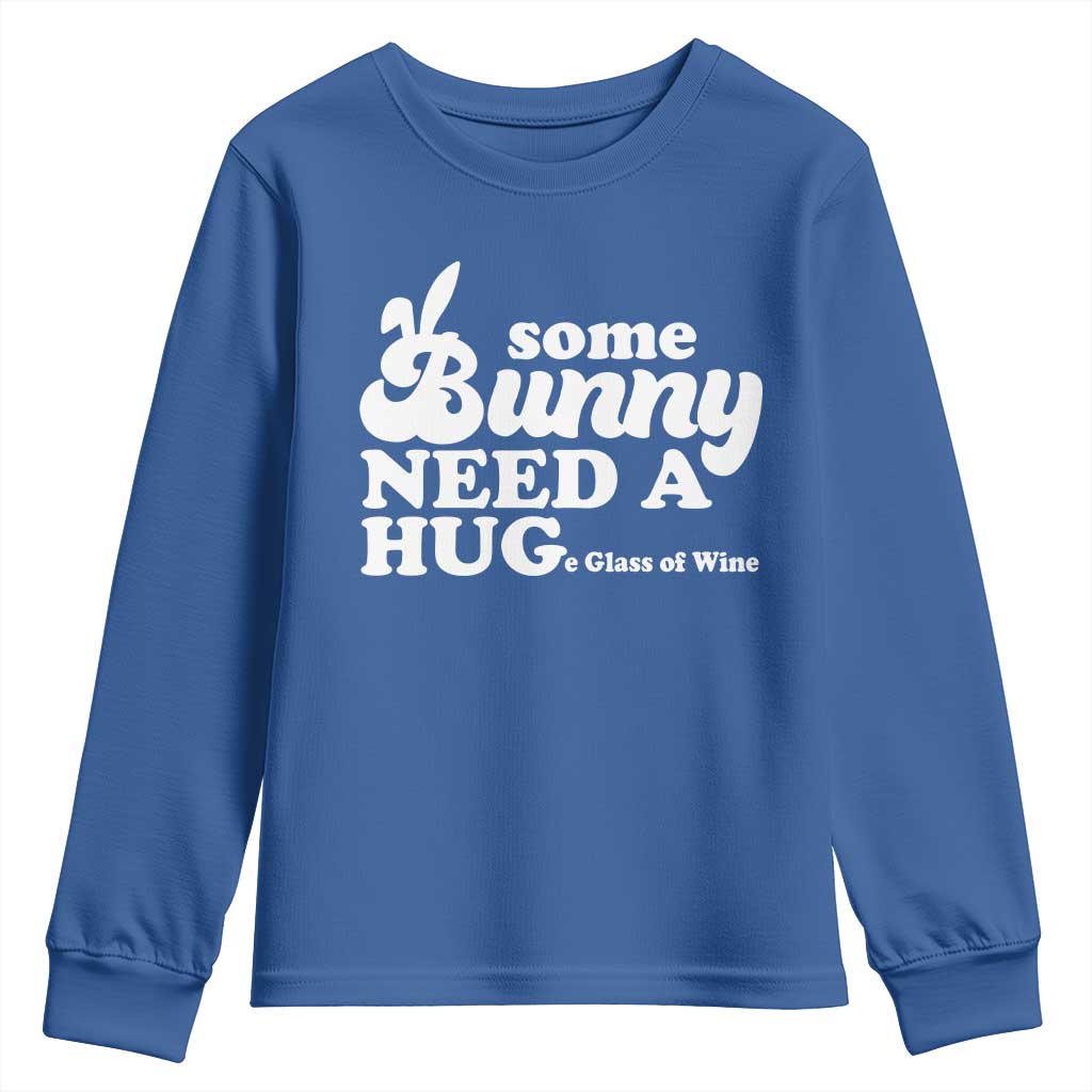 Easter Youth Sweatshirt Funny Adult Humor Inappropriate Drinking Gift TS10 Royal Blue Print Your Wear