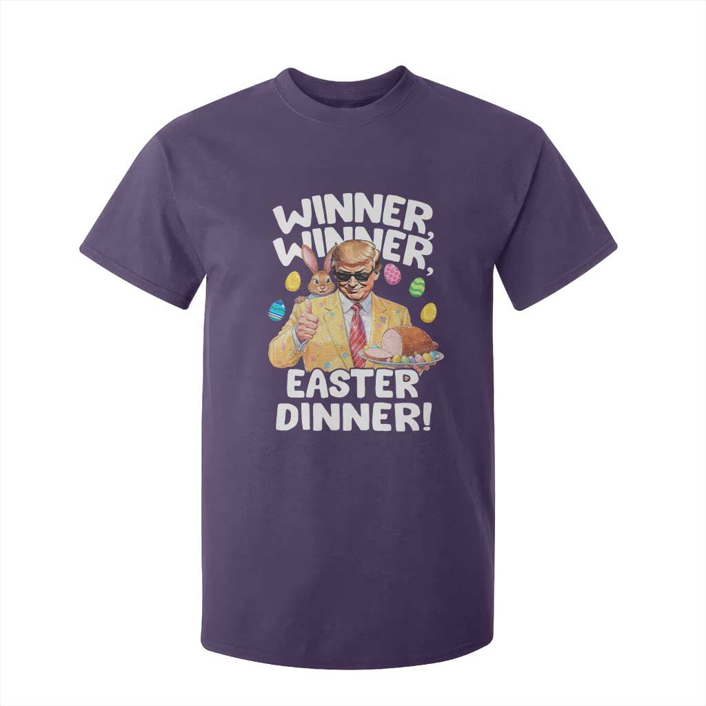 Easter Trump T Shirt For Kid Winner Winner Easter Dinner TS10 Purple Print Your Wear