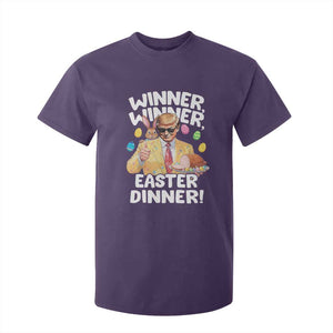 Easter Trump T Shirt For Kid Winner Winner Easter Dinner TS10 Purple Print Your Wear