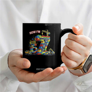 Funny 7th Birthday Building Bricks Coffee Mug I Was 6 Now Im 7 Kids 67 Birthday Building Six Seven Boy TS10 Print Your Wear
