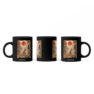 Vintage Japanese Baby Monkey Punch Coffee Mug Kawaii Macaque Ukiyo-e Art Funny TS10 Print Your Wear