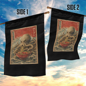 Sea Monster Eating Ramen Garden Flag Vintage Graphic Japanese Lover Ukiyo-e Art TS10 Print Your Wear