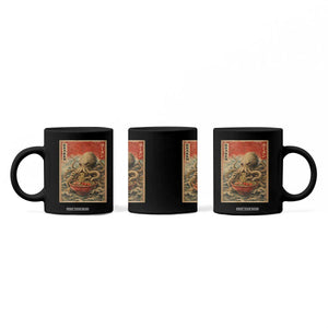 Sea Monster Eating Ramen Coffee Mug Vintage Graphic Japanese Lover Ukiyo-e Art TS10 Print Your Wear