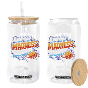 Basketball Bracket Glass Can Funny Let the Madness Begin Sporty Basketball Players Lovers TS10 Print Your Wear