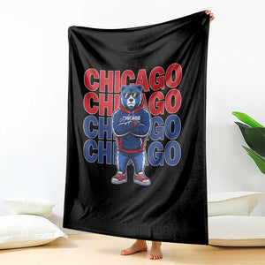 Vintage Chicago Pride Graphic Throw Blanket US State Sports Fan Baseball Lover TS10 Print Your Wear