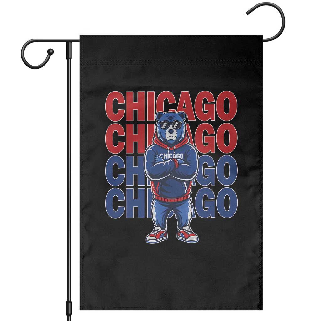 Vintage Chicago Pride Graphic Garden Flag US State Sports Fan Baseball Lover TS10 Black Print Your Wear