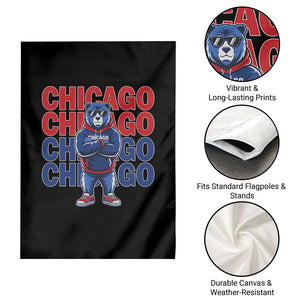 Vintage Chicago Pride Graphic Garden Flag US State Sports Fan Baseball Lover TS10 Print Your Wear