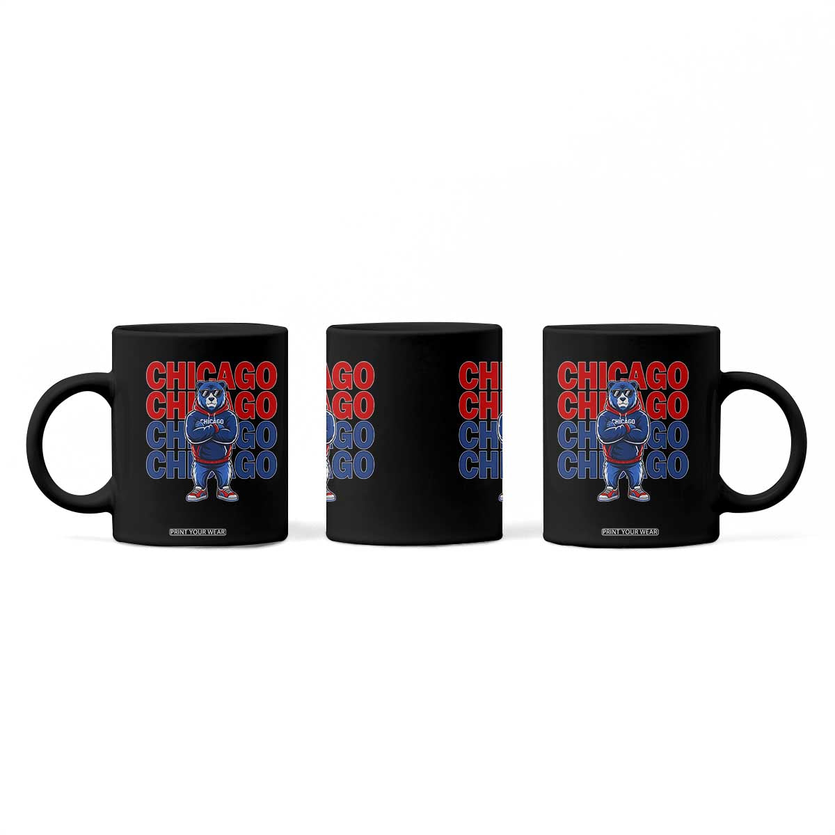 Vintage Chicago Pride Graphic Coffee Mug US State Sports Fan Baseball Lover TS10 Print Your Wear