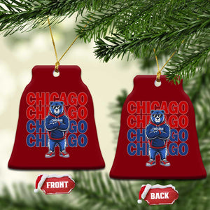 Vintage Chicago Pride Graphic Ceramic Ornament US State Sports Fan Baseball Lover TS10 Print Your Wear