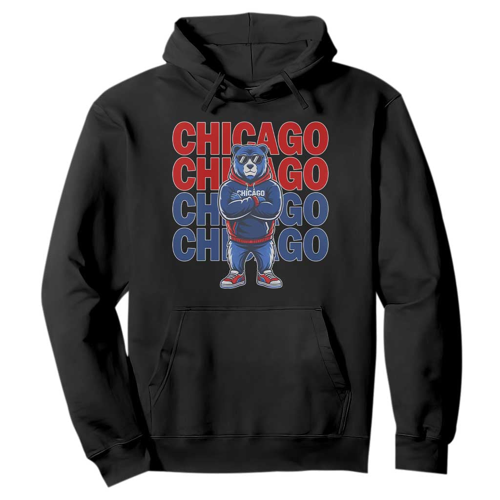 Vintage Chicago Pride Graphic Hoodie US State Sports Fan Baseball Lover TS10 Black Print Your Wear