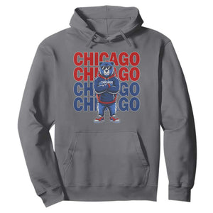 Vintage Chicago Pride Graphic Hoodie US State Sports Fan Baseball Lover TS10 Charcoal Print Your Wear