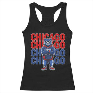 Vintage Chicago Pride Graphic Racerback Tank Top US State Sports Fan Baseball Lover TS10 Black Print Your Wear