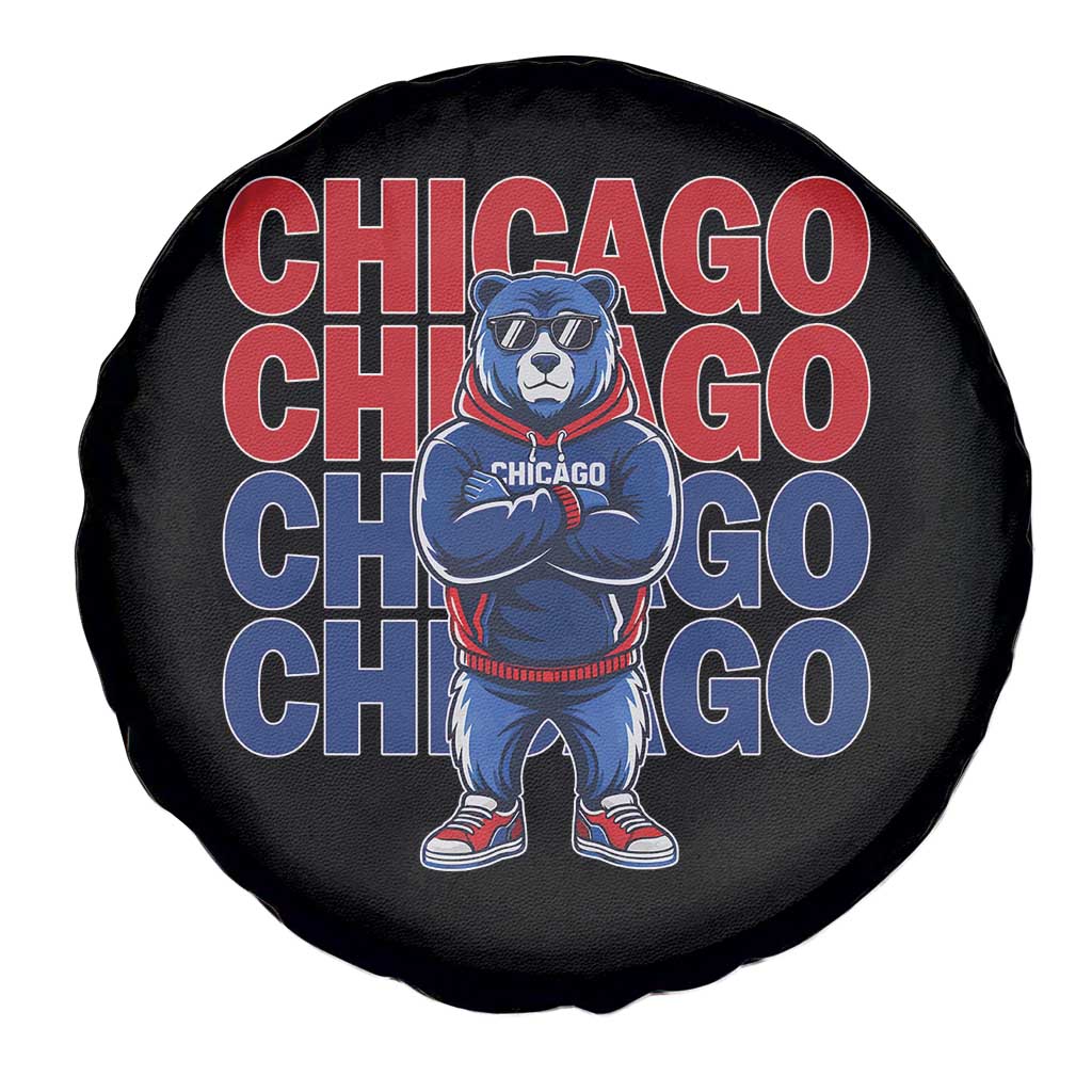 Vintage Chicago Pride Graphic Spare Tire Cover US State Sports Fan Baseball Lover TS10 Print Your Wear