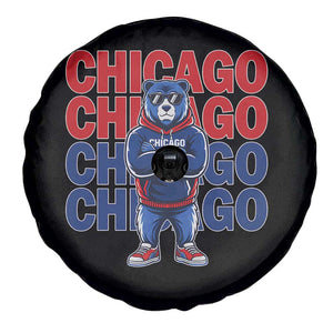 Vintage Chicago Pride Graphic Spare Tire Cover US State Sports Fan Baseball Lover TS10 Print Your Wear