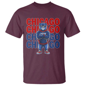 Vintage Chicago Pride Graphic T Shirt US State Sports Fan Baseball Lover TS10 Maroon Print Your Wear
