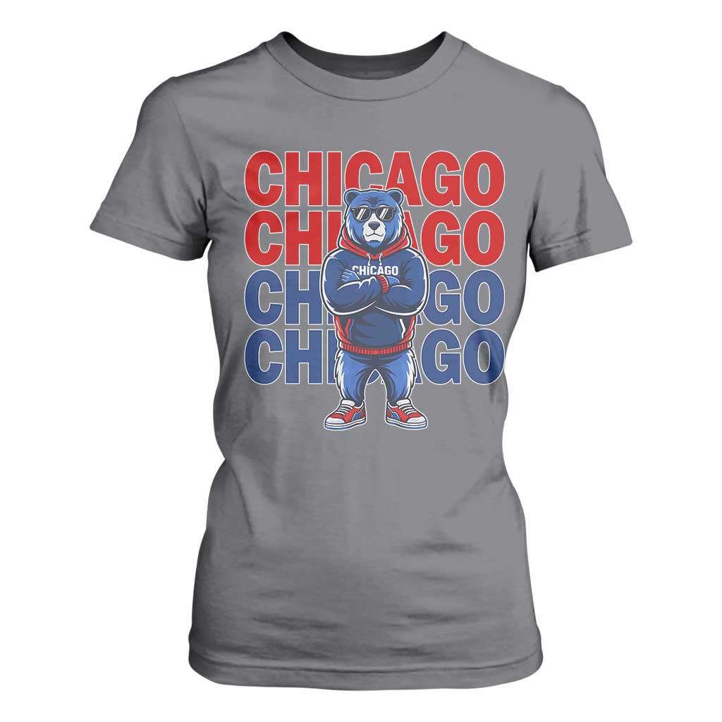Vintage Chicago Pride Graphic T Shirt For Women US State Sports Fan Baseball Lover TS10 Charcoal Print Your Wear