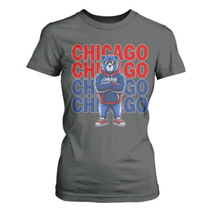 Vintage Chicago Pride Graphic T Shirt For Women US State Sports Fan Baseball Lover TS10 Dark Heather Print Your Wear