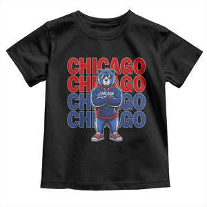 Vintage Chicago Pride Graphic Toddler T Shirt US State Sports Fan Baseball Lover TS10 Black Print Your Wear